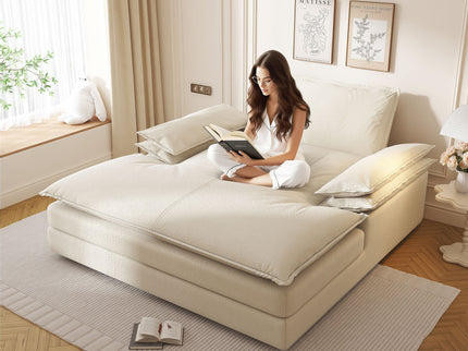 Modern Oversized Double Chaise Lounge Chair