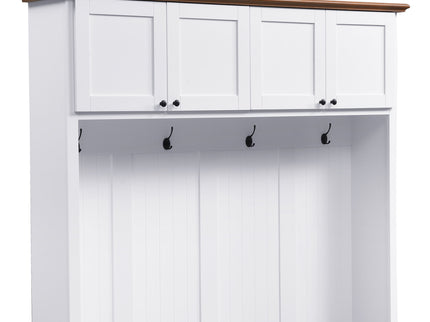 Entryway Hall Tree With Bench And Storage