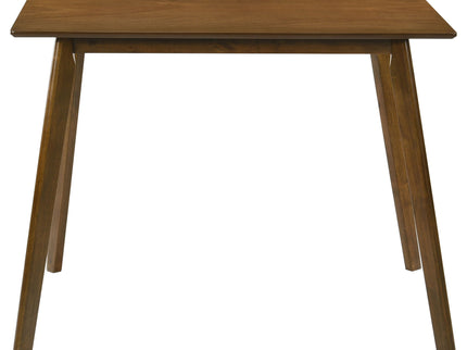 Aston - 5 Piece Counter Height Dining Set With Bent Backs And Upholstered Seats - Walnut