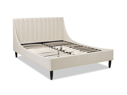 Aspen - Vertical Tufted Modern Headboard Platform Bed Set
