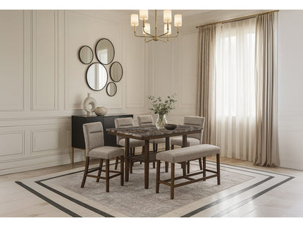 Marcello - Bar Bench - Brown