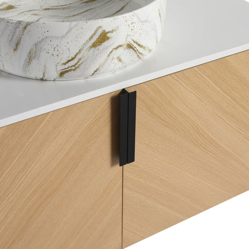 Wall Mounted Bathroom Vanity & Art Sink