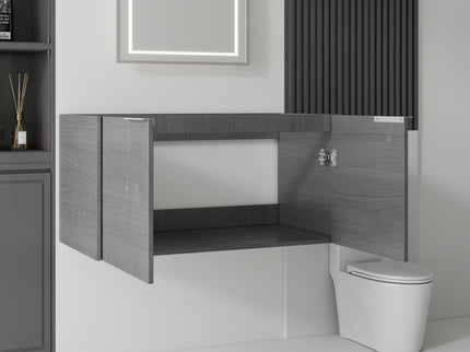 Floating Bathroom Vanity Cabinet With Soft Close Double Doors, Spacious Interior Storage, Wall Mounted, Cabinet Only