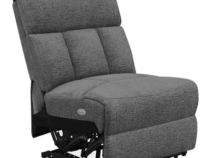 Divine - 5 Piece Power Reclining Home Theater Seating Set With Memory Foam Cushions And Storage Consoles