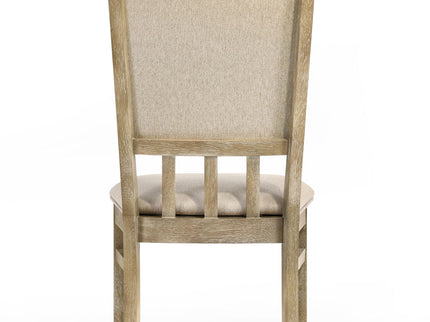 Brutus - Wide Dining Chair (Set of 2) - Reclaimed Wheat