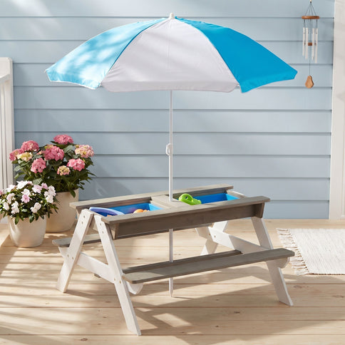 Kids Picnic Table With Sand And Water Table Conversion