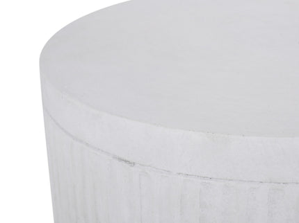 Outdoor Patio End Table - Antique White