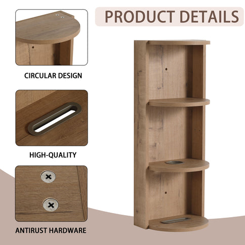 Wall Mounted Bathroom Vanity With Sink And Storage Rack, Soft Close Doors