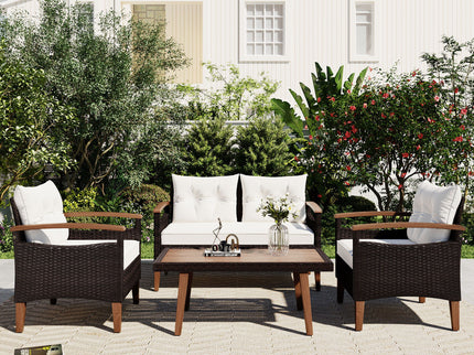 4 Piece Garden Furniture, Patio Seating Set