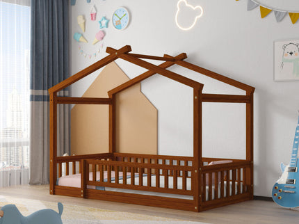Bed House Bed Frame With Fence