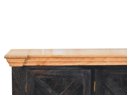 Regal - Rustic Sideboard - Black