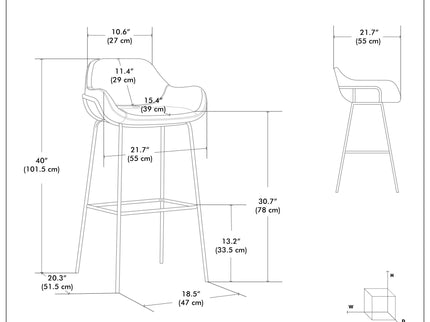 Mira - Bar Stool