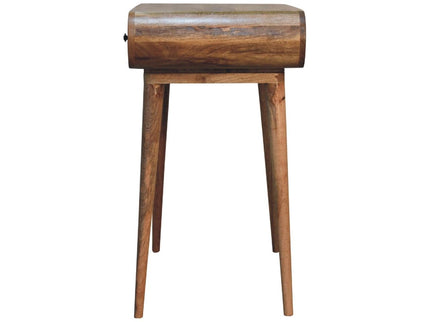 Writing Desk, Curved - Chestnut