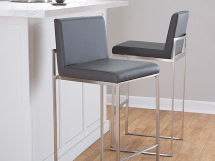 Fuji - Contemporary And Modern Elegance High Back Barstool