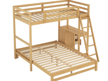 Bunk Bed With Built In Desk And 3 Drawers