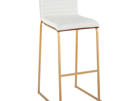 Mason Mara - Contemporary Versatile Desig Fixed Height Barstool (Set of 2)