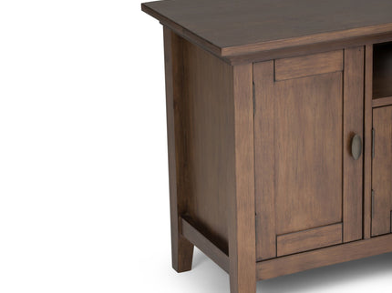 Redmond - TV Media Stand - Rustic Natural Aged Brown