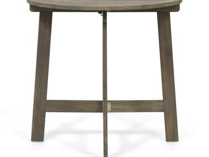 Outdoor Half Round Folding Acacia Wood Bistro Table