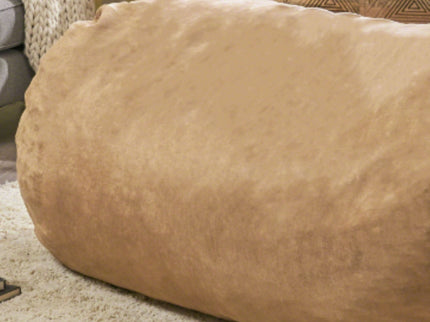 Jasper - Traditional Cylindrical Suede Bean Bag