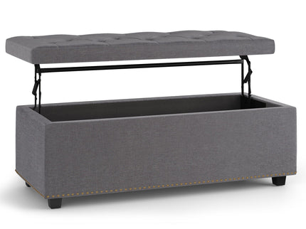 Hamilton - Upholstered Lift Top Rectangular Storage Ottoman