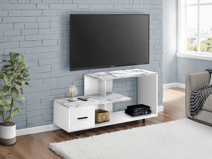 TV Stand, Console, Media Entertainment Center, Storage Drawer, Contemporary