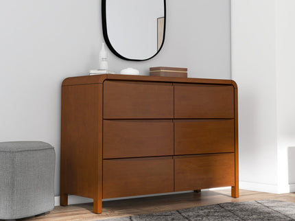 Lionel - 6 Drawer Dresser - Brown