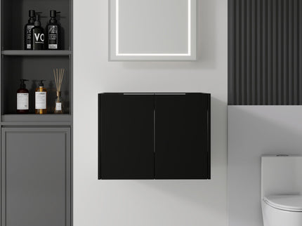 Floating Bathroom Vanity Cabinet With Soft Close Double Doors, Spacious Interior Storage, Wall Mounted, Cabinet Only