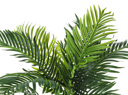 34" Tall, Artificial Plant, Palm Tree, Indoor, Faux, Fake, Floor, Greenery, Potted, Real Touch, Decorative - Green / Black