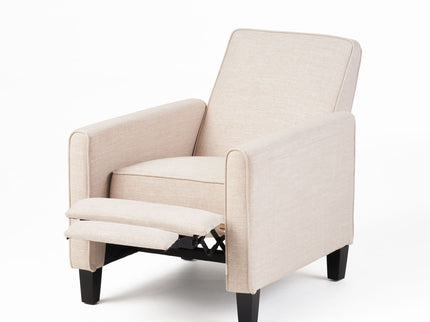 Upholstered Push Back Recliner Chair For Living Room