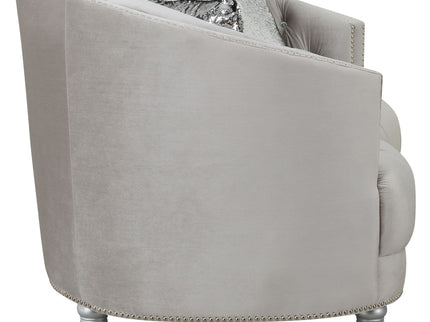 Colby - Loveseat With Tufted Design - Gray