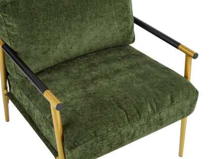 Modern Accent Chair With Cushions, Cozy Seating