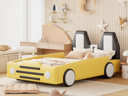 High Quality Race Car Shaped Platform Bed & Wheels