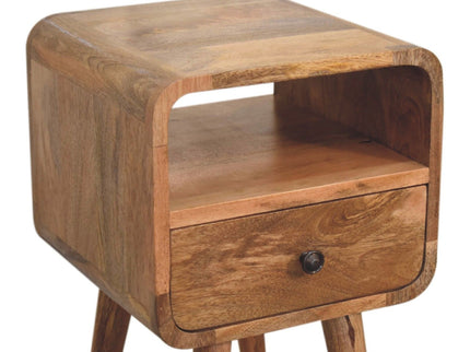 Mini Curve Open Bedside Nightstand