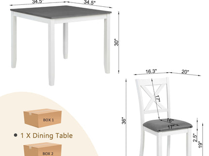 Modern Dining Table Set With Chairs For Kitchen