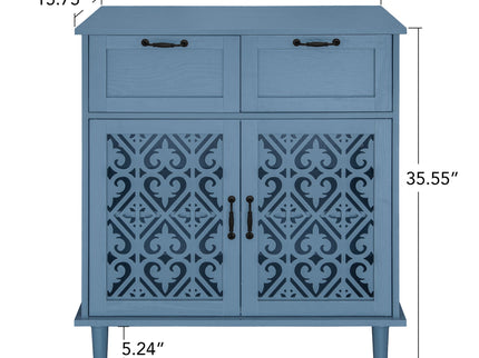 2 Door 2 Drawer Elegant Cabinet