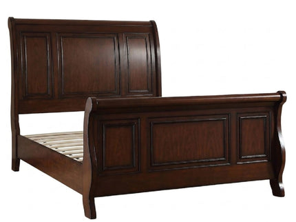 Bed With 2 Panel Headboard And Footboard