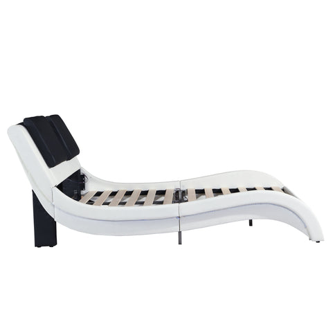 Platform Bed Frame With LED Lighting, tooth Music, Vibration Massage