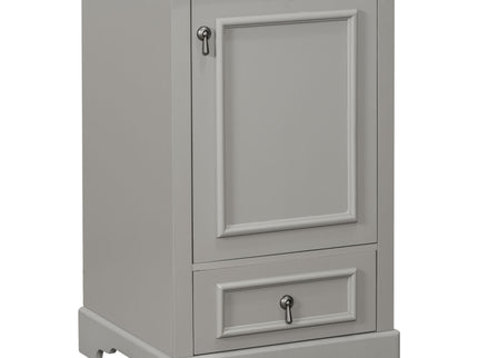 Bathroom Vanity With Sink, Soft Close Door, Adjustable U-Shaped Shelf