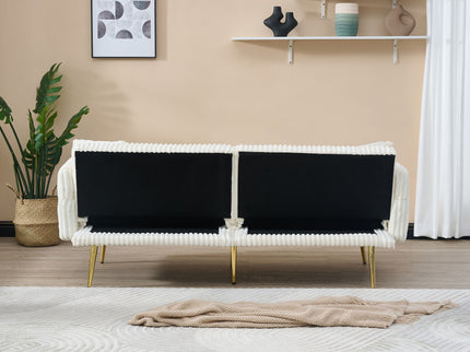 Luxury Foldable Double Sofa Bed With Folding Armrests
