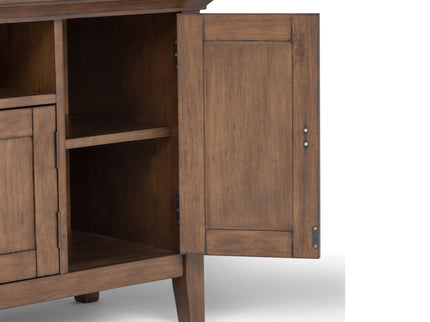 Redmond - TV Media Stand - Rustic Natural Aged Brown