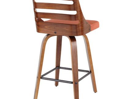 Trevi - Mid Century Modern Counter Stool (Set of 2)