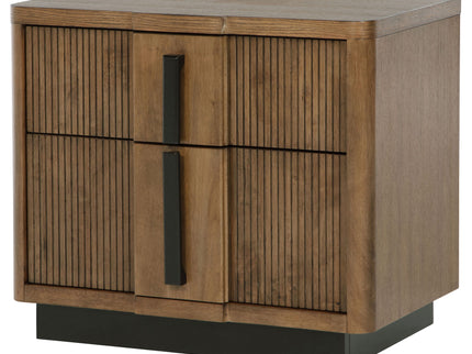 Moraga - 2 Drawer Nightstand - Ash Brown
