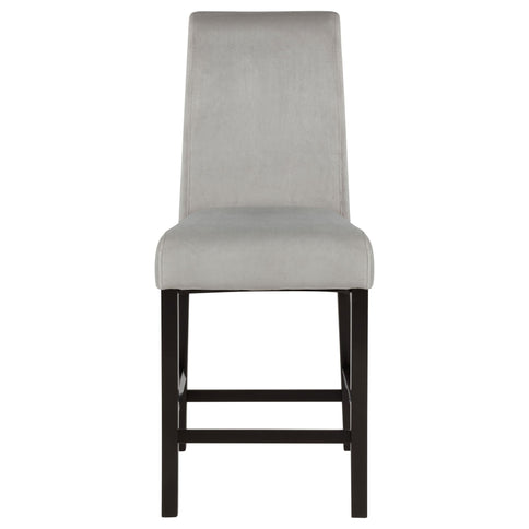 Upholstered Counter Stools (Set of 2) - Gray