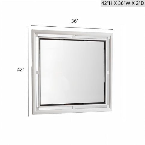 Alana - Mirror - Silver Champagne