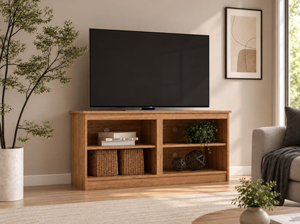 TV Stand For TVs Up To 50" With Open Shelves And Cable Management