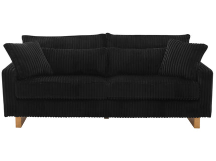 Modern Loveseat Sofa With 4 Pillows