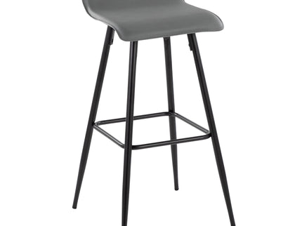 Ale - Contemporary Fixed-Height Bar Stool (Set of 2)