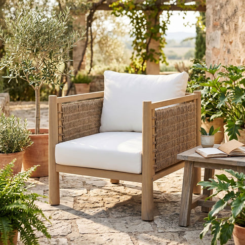 Modern Patio Chair With Armrests
