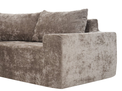 Modular Cloud Sectional Sofa Set, U-Shaped Upholstered Couch With Deep Seat