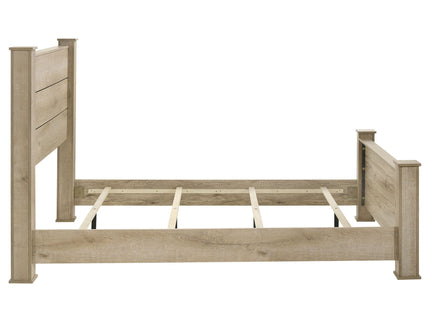 Sansome - Queen Panel Bed - Oak